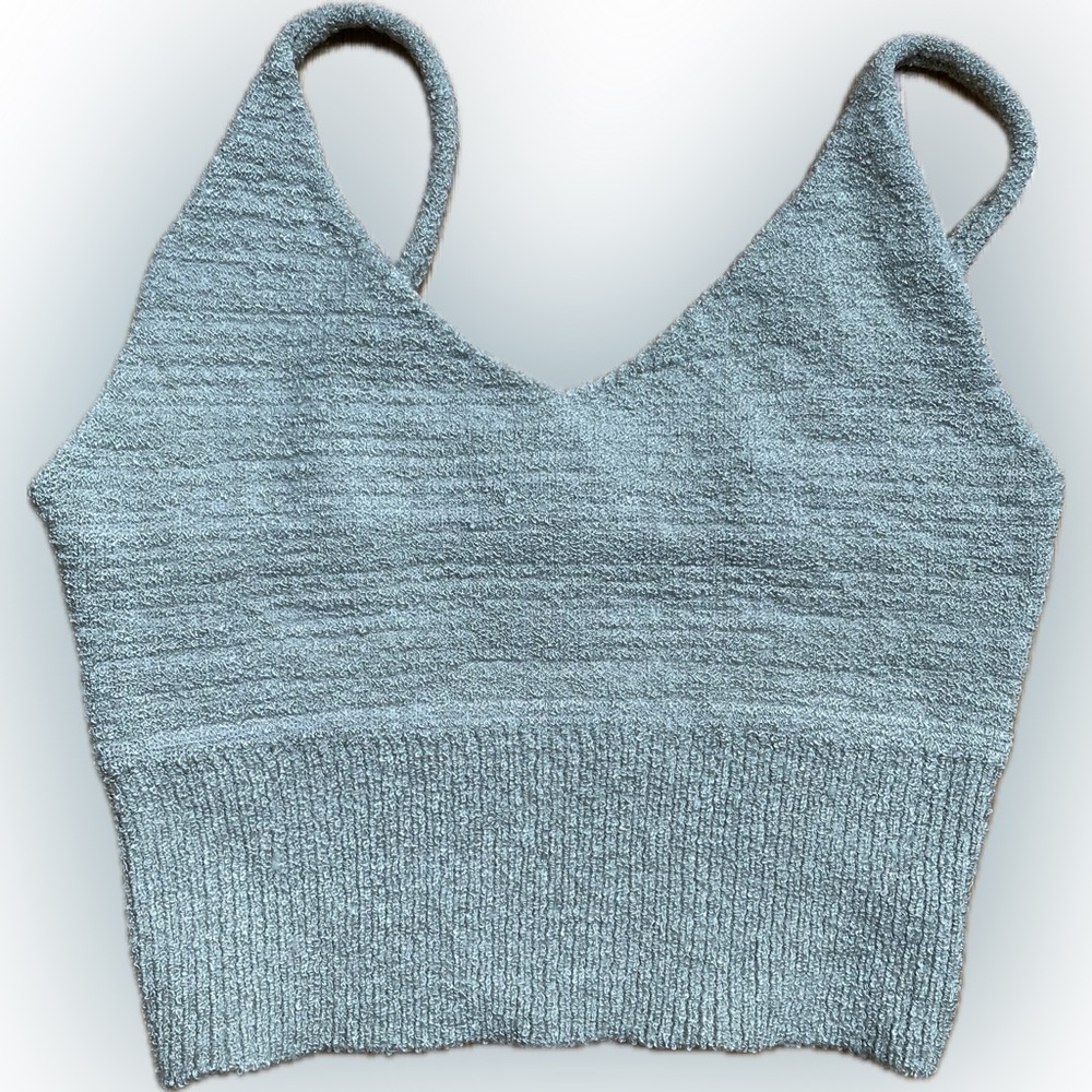 Altar’d State Sage Green Knitted Top Size Small